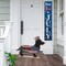 24.5"L Metal/Wooden Patriotic Double Sided HOME/WELCOME Dachshund Décor